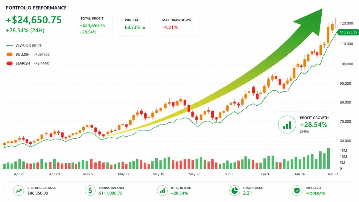 Zentoravesa AI — profit growth chart